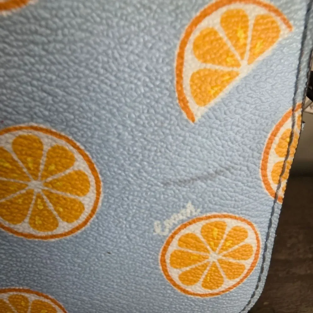 Coach Camera Bag with Orange Slice Print Crossbody C2166 - Picture 9 of 9